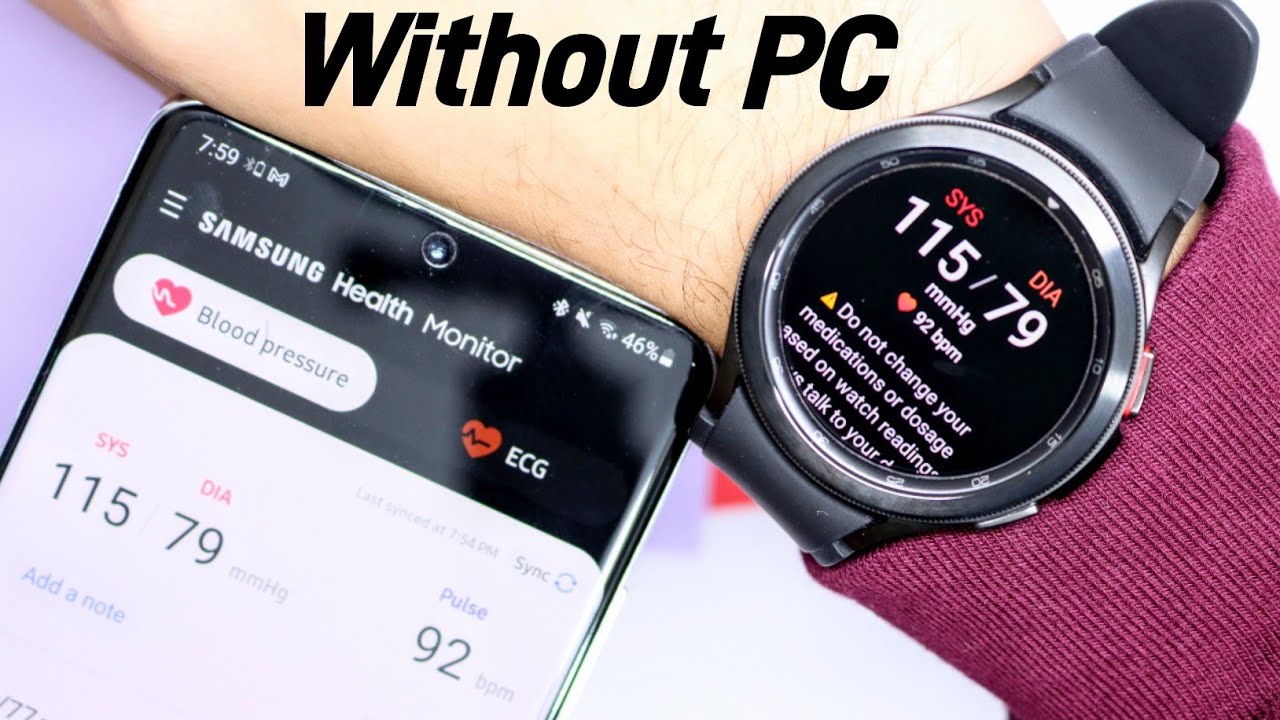 ECG AND BP For Galaxy Watch 4 And Classic Install Without PC | EASY METHOD!!!