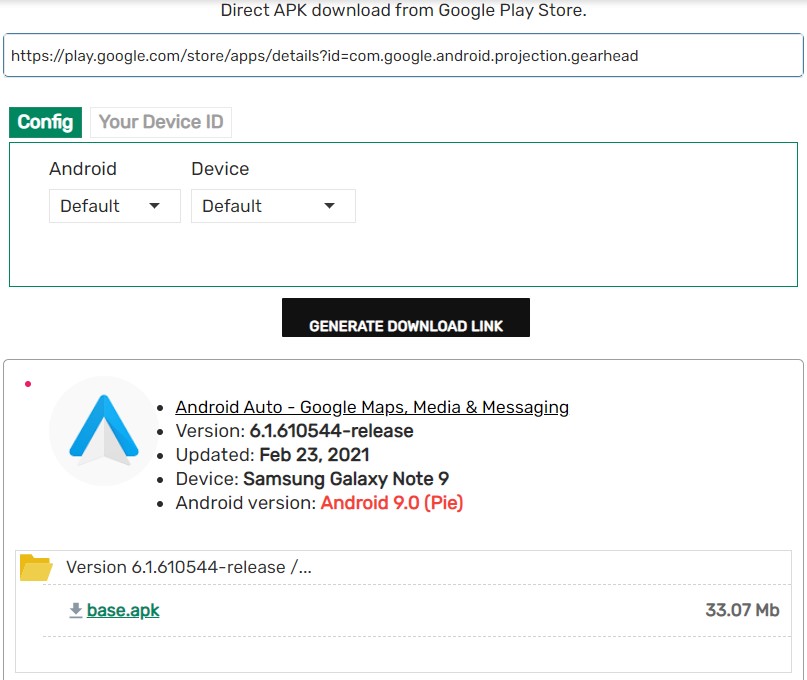 Download latest Android Auto APK - APK Downloader
