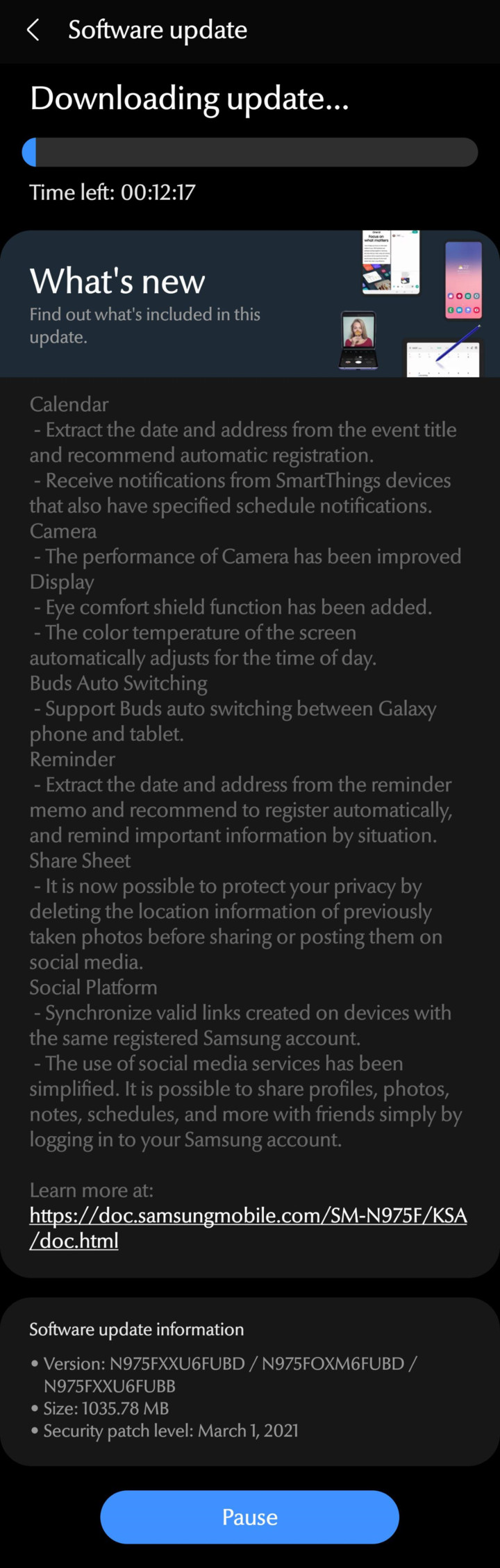Download One UI 3.1: Update rolling out in United States for Samsung Galaxy S10 and Note 10 series | T-Mobile, Verizon, AT&T 2 one ui 3.1 features for galaxy s10