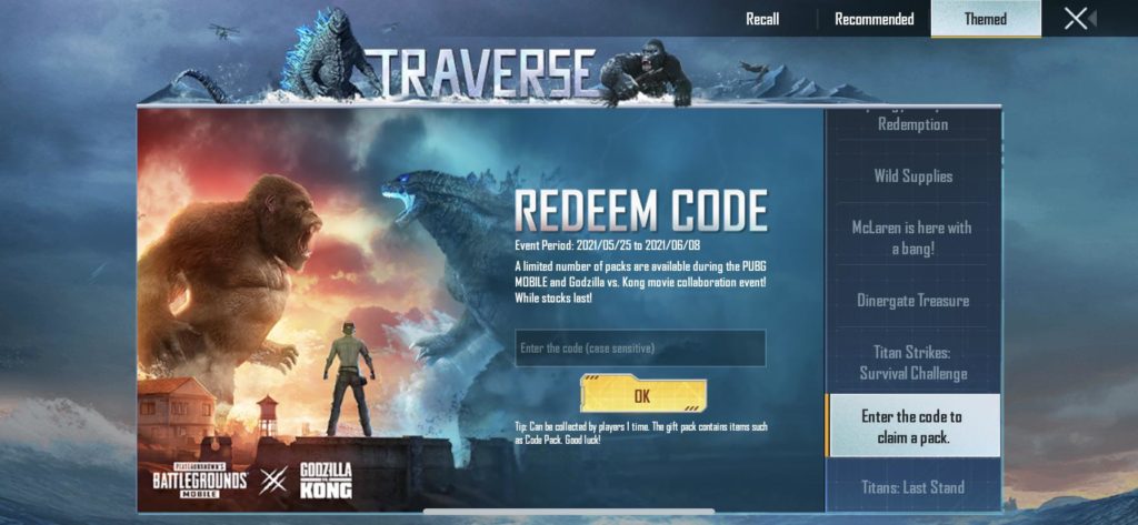 How to PUBG MOBILE REDEEM CODES