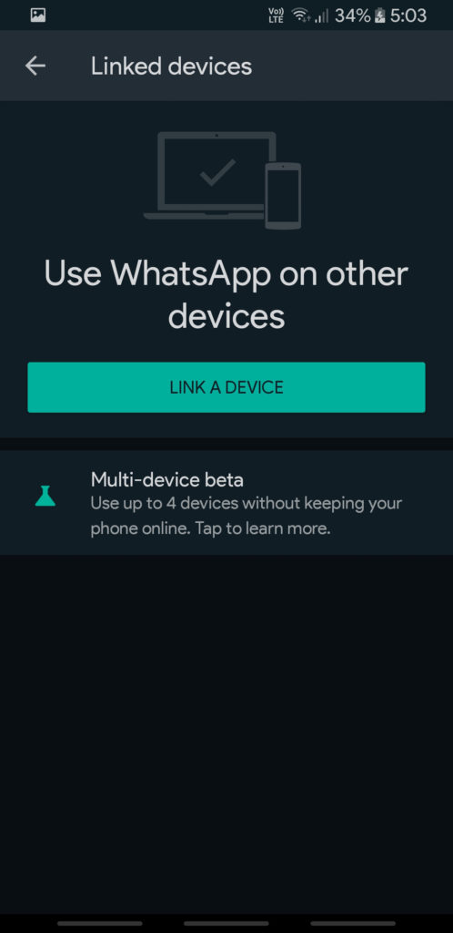 WhatsApp Multi-Device Support Screenshot (2)