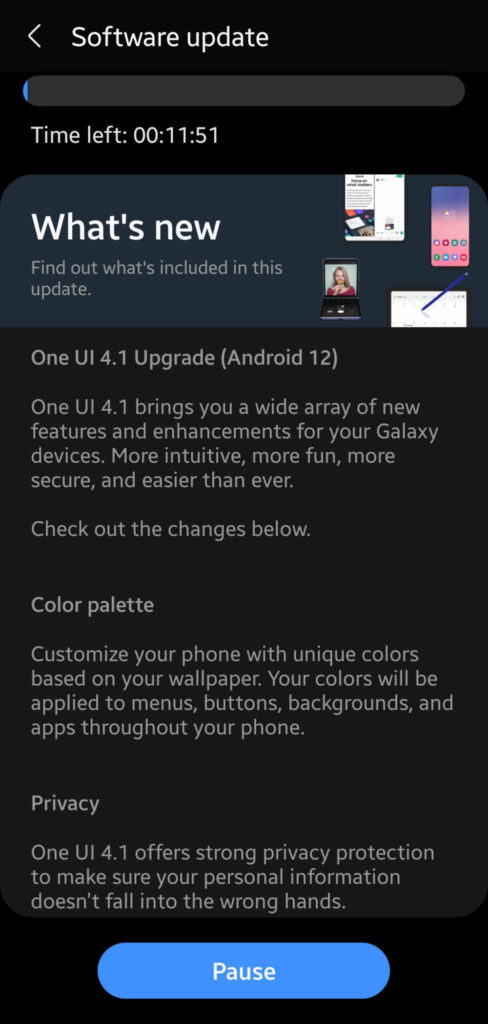 Samsung Galaxy A51 One UI 4.1 OTA Update changelog and downloads