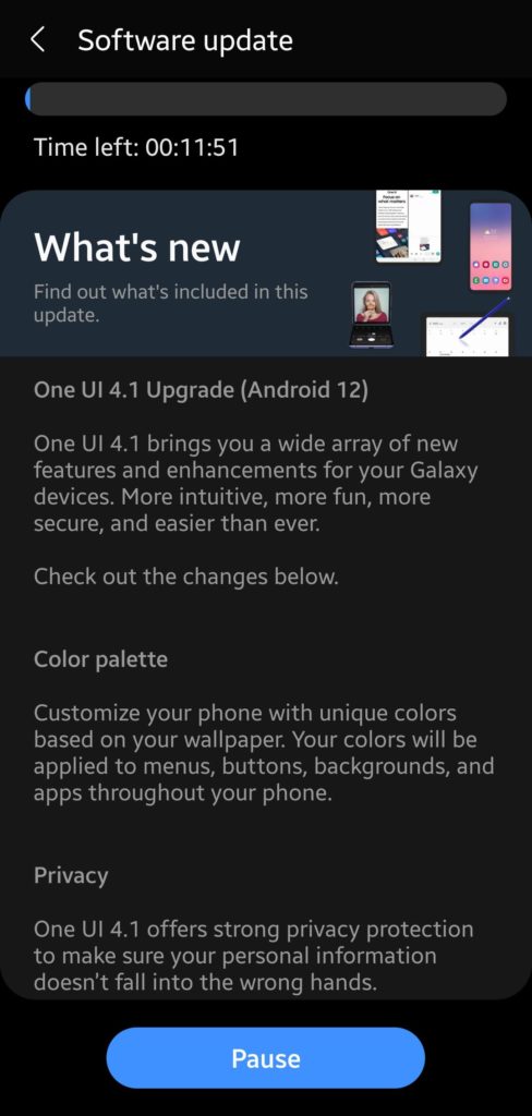 Samsung Galaxy F62 One UI 4.1 OTA Update changelog and downloads