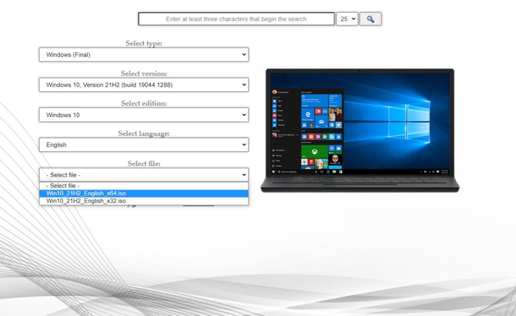 Download Windows 10 ISO Images from Adguard