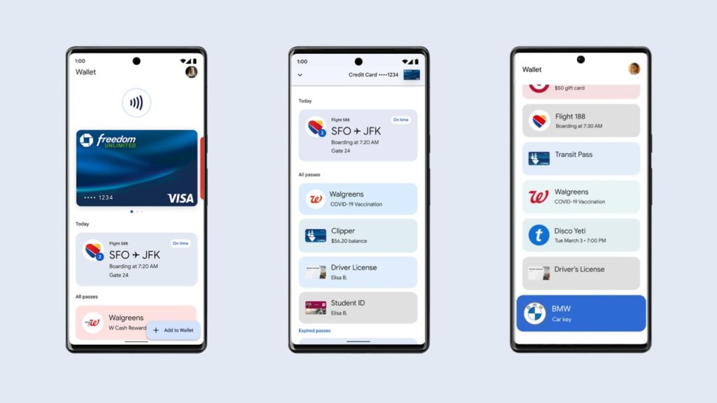 Google Wallet APK features