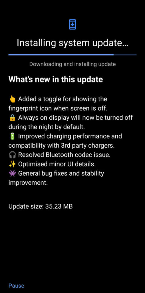 Nothing OS 1.1.2 OTA update for Nothing Phone 1