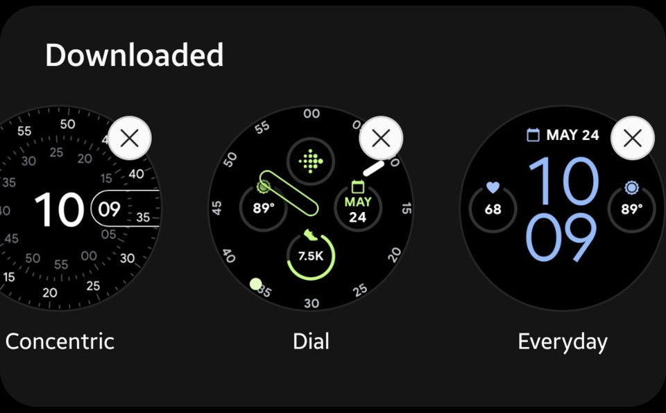 Pixel Watch Faces Screenshots for Galaxy Watch4 Manager 2