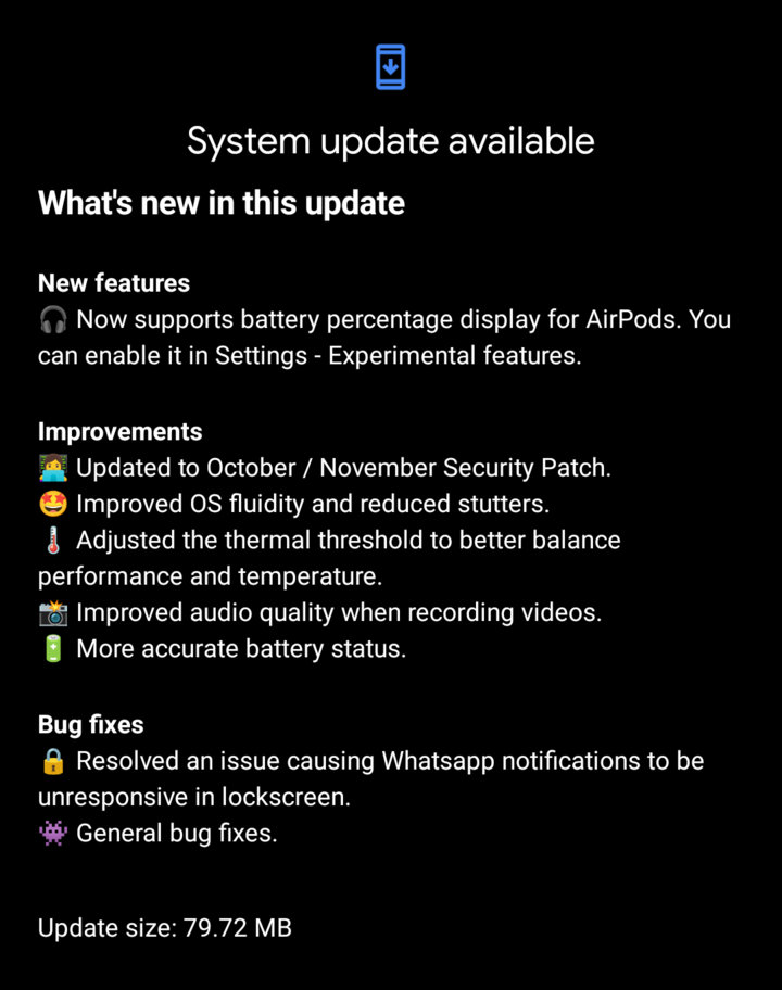 Nothing OS 1.1.7 rolling out for Nothing Phone