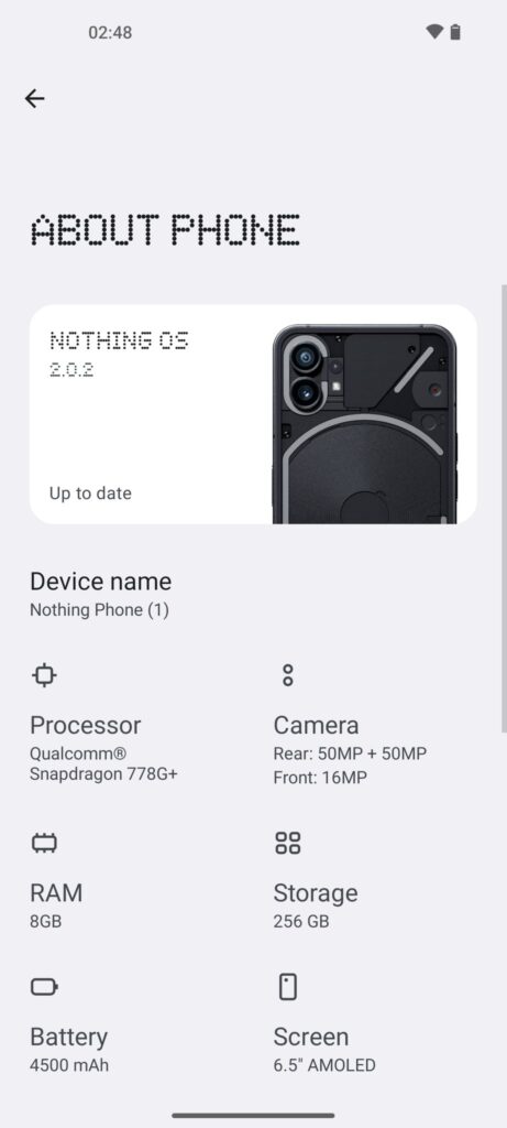 Nothing OS 2.0.2
