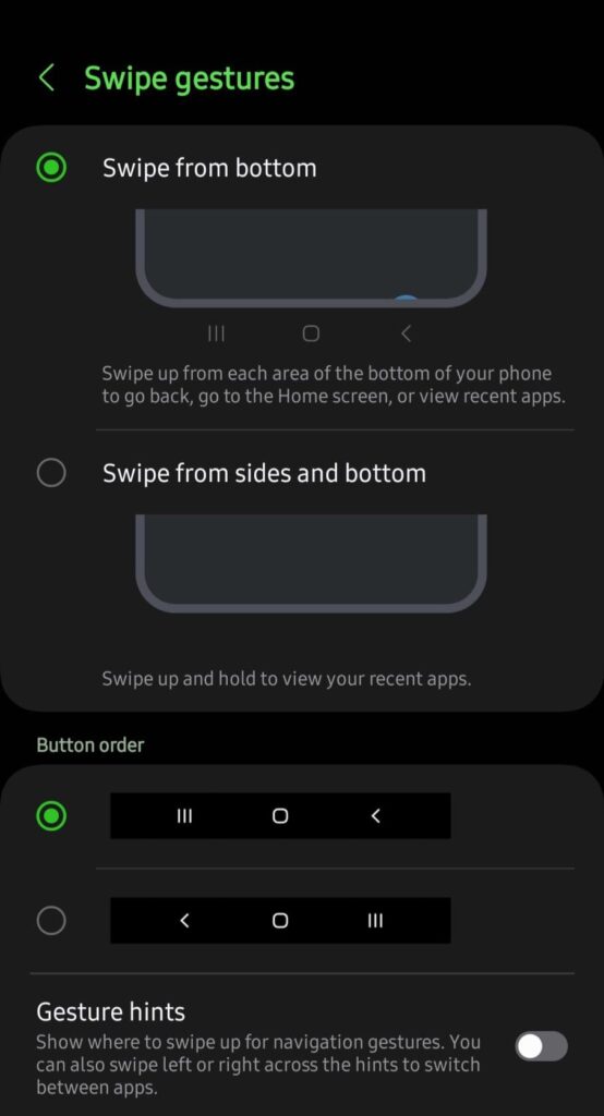 Reminder: You can still restore Samsung's Beloved Bottom Navigation Gestures on One UI 2 How to add Navigation Bar Swipe From Bottom Gestures in One UI 6.1 Update