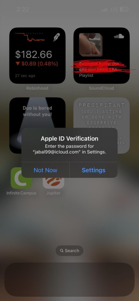 iPhones getting bombarded with iPhones getting bombarded with Apple ID verification popup 1