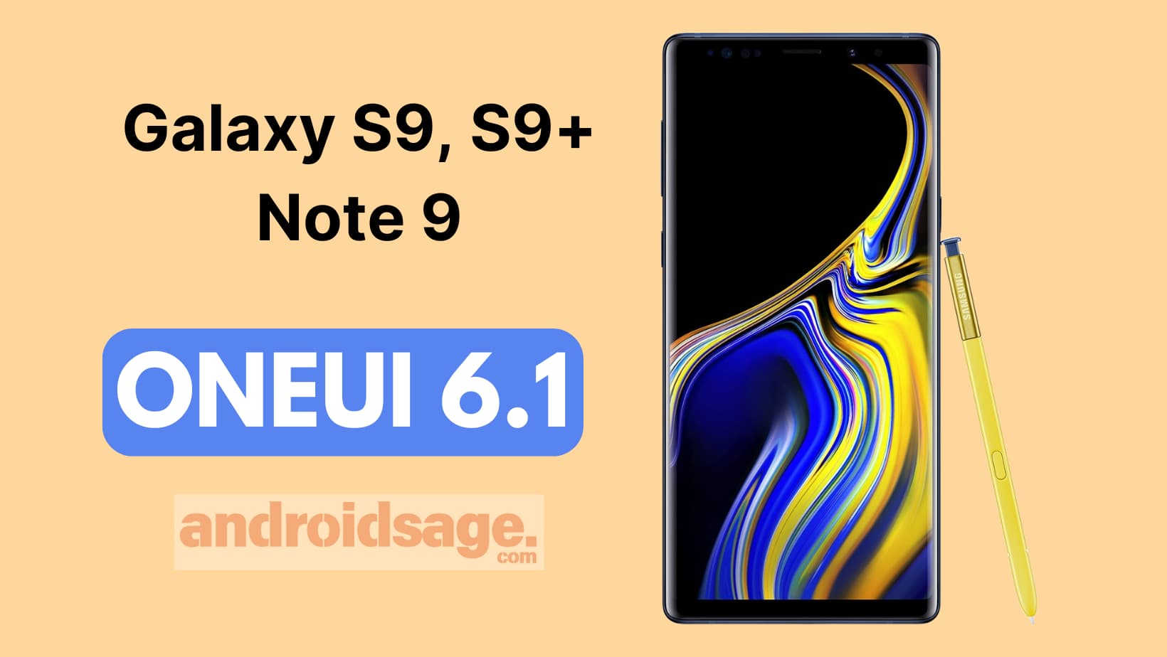 One UI 6.1 with Galaxy AI Features for Samsung Galaxy S9, S9+, and Note 9 with NOBLE ROM 4.1 1 NOBLE ROM 4.1 OneUI 6.1 FULL PORT for Galaxy S9 S9 plus Note 9