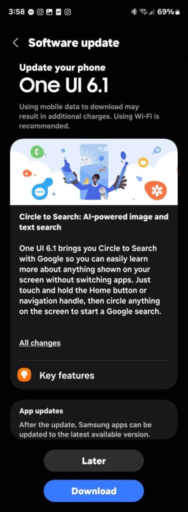 One UI 6.1 update is out for unlocked Z Fold 3