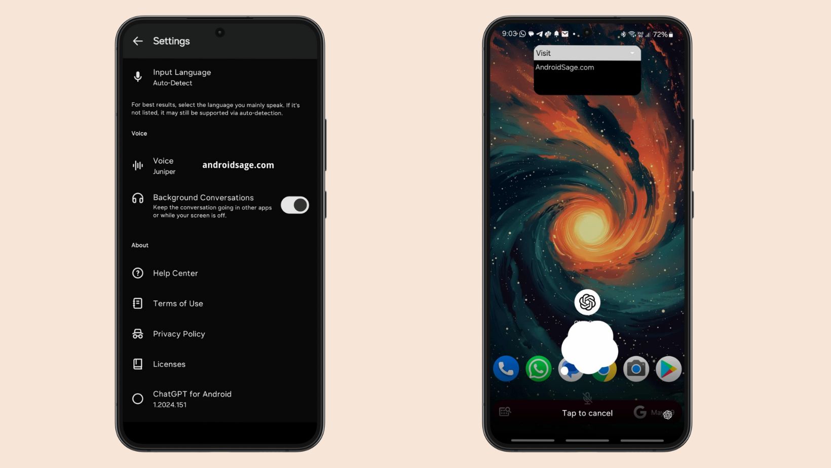ChatGPT gets Background Conversations for Continued Voice Mode even with Screen Off [APK Download]