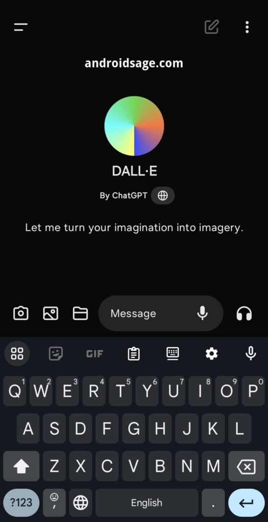 Screenshot ChatGPT Custom GPTs