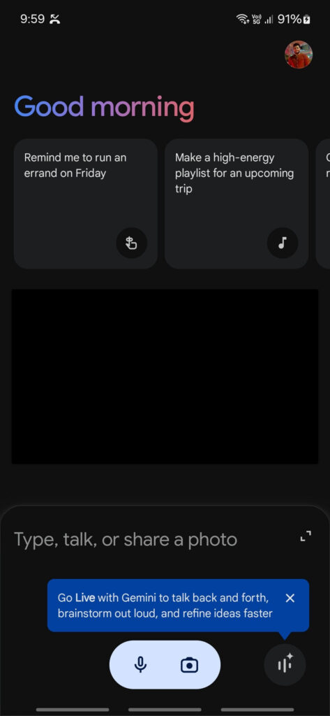 Gemini Live Screenshot 1 by androidsage.com