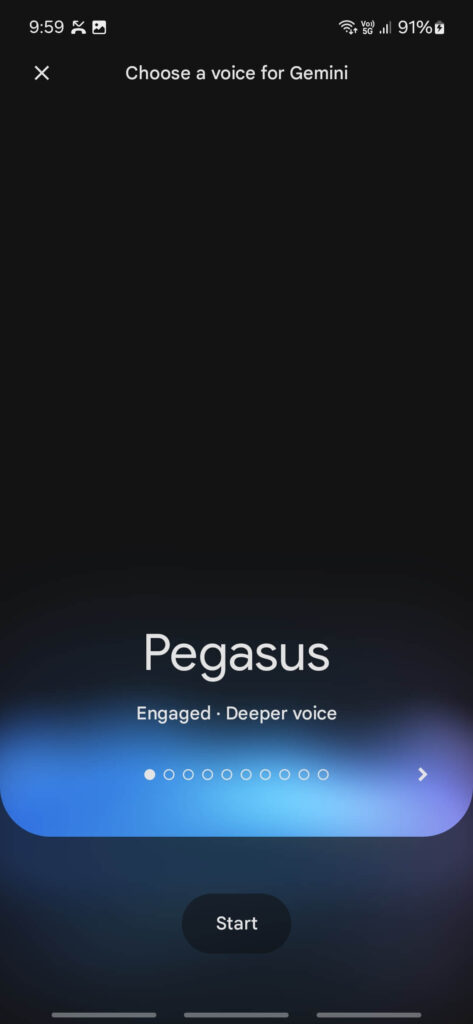 Gemini Live Screenshot 2 by androidsage.com