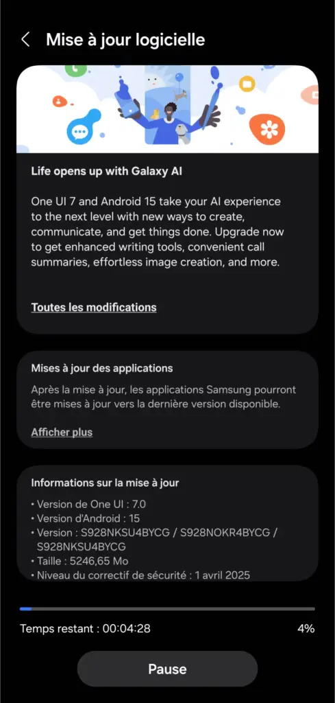 Download Samsung One UI 7 Stable Released 2 Stable One UI 7 Release with build BYCG has better battery life and improved visuals